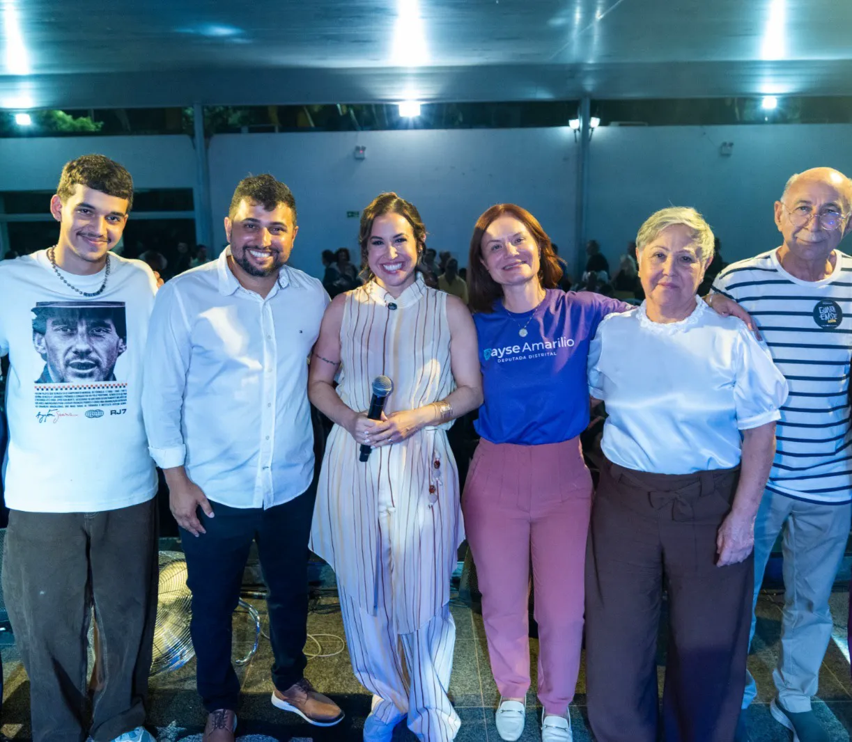 Dayse Amarilio com a família