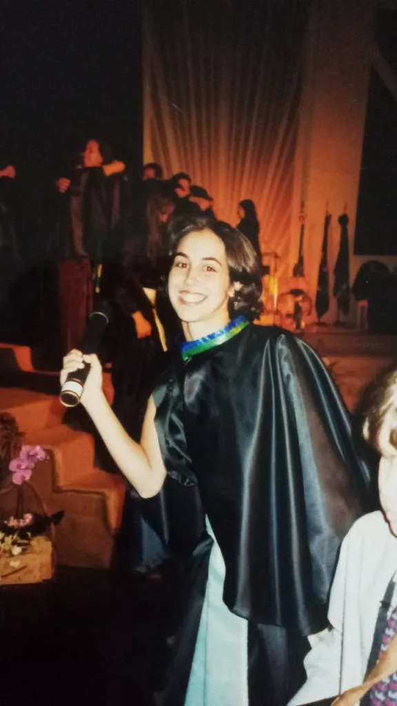 Dayse Amarilio jovem, na formatura